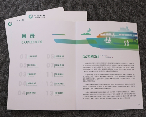 人寿画册印刷