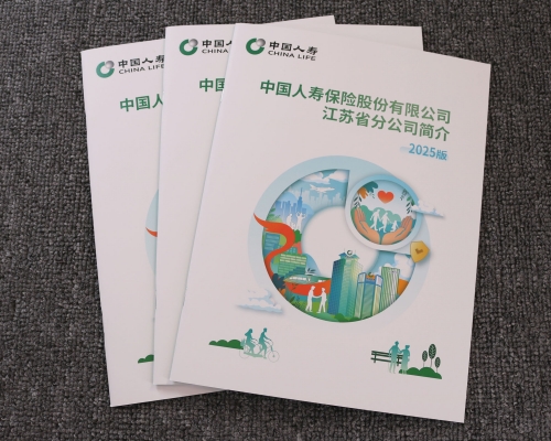 中国人寿保险股份有限公司江苏省分公司简介画册印刷